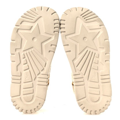 Christian Dior Cotton Dioract 10mm Sandals 36 Natural 8 of 12