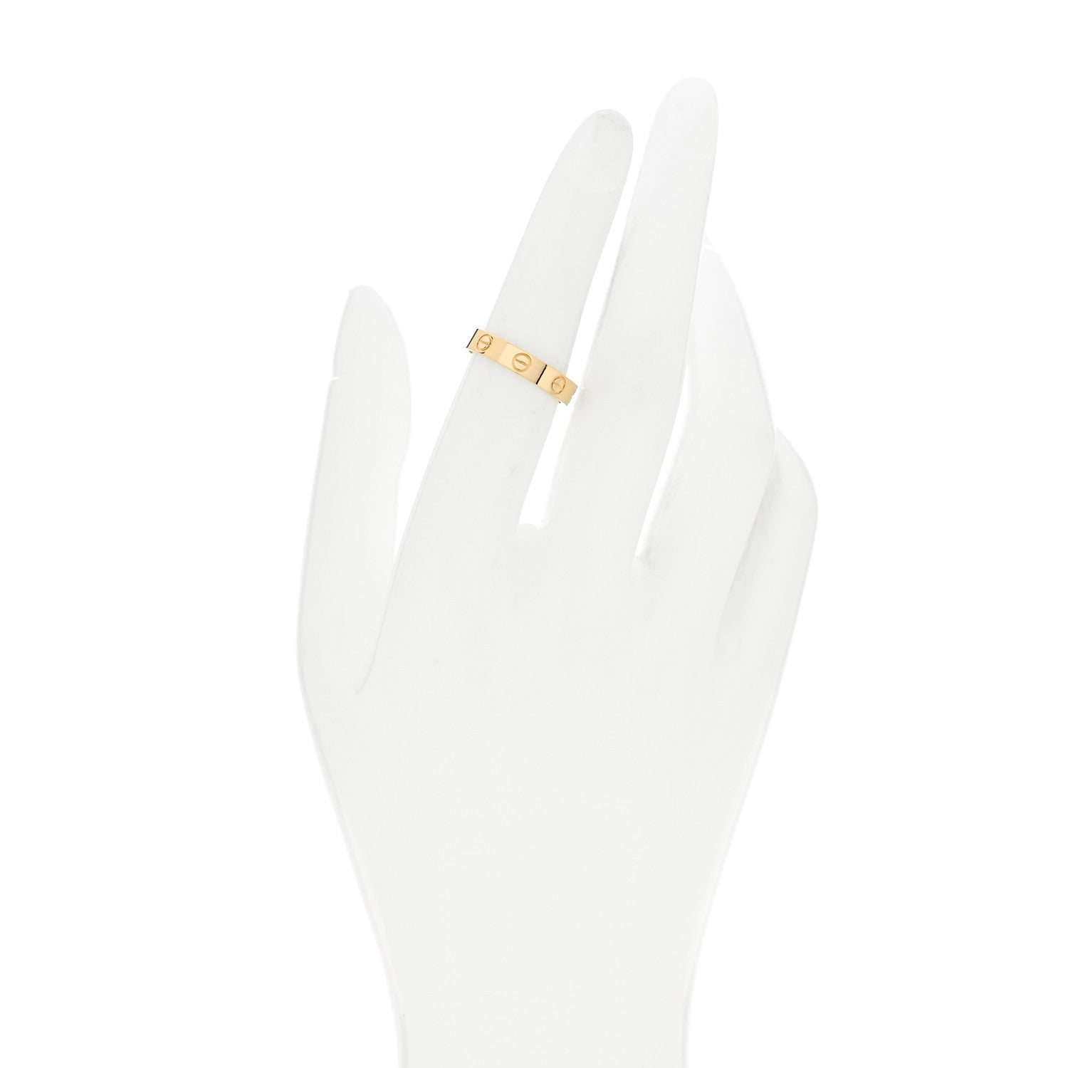 Cartier 18K Yellow Gold 3.5mm LOVE Wedding Band Ring 52 6 2 of 5