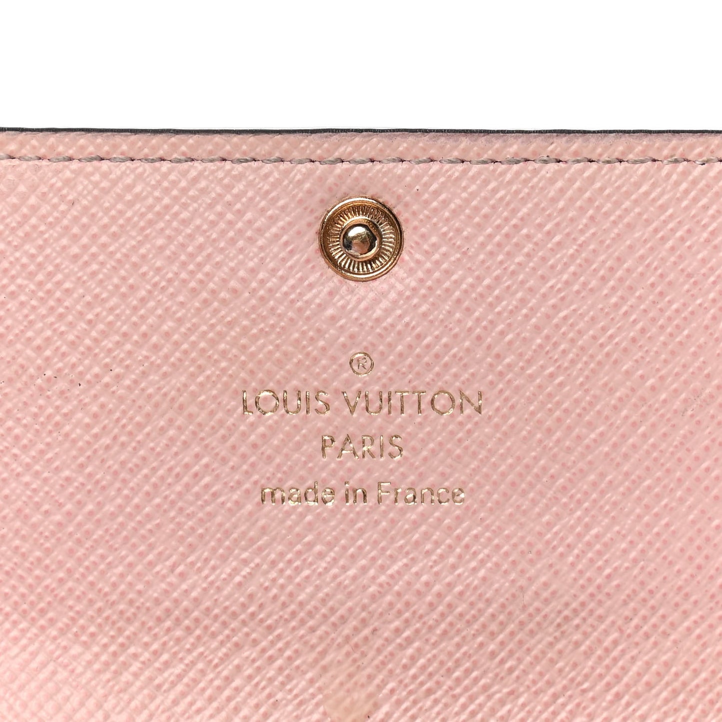 Damier Ebene Multicles 6 Key Holder Rose Ballerine