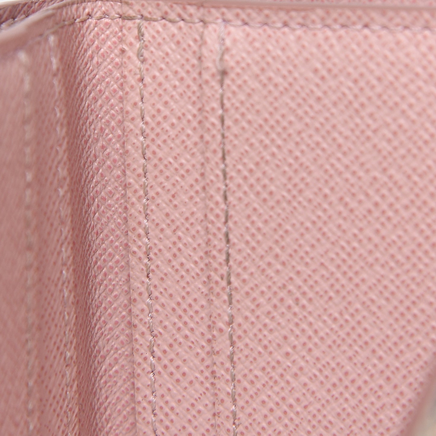 Damier Azur Studded Zoe Wallet Rose Ballerine