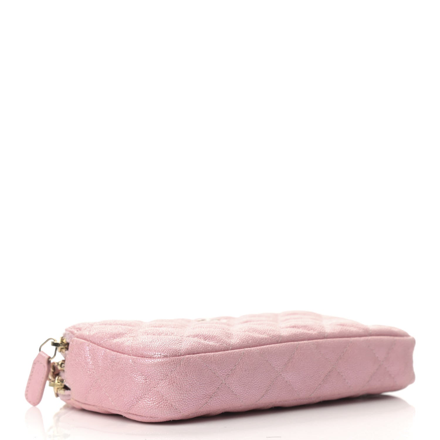 Chanel Iridescent Caviar Quilted Small Clutch With Chain Pink 4 of 16