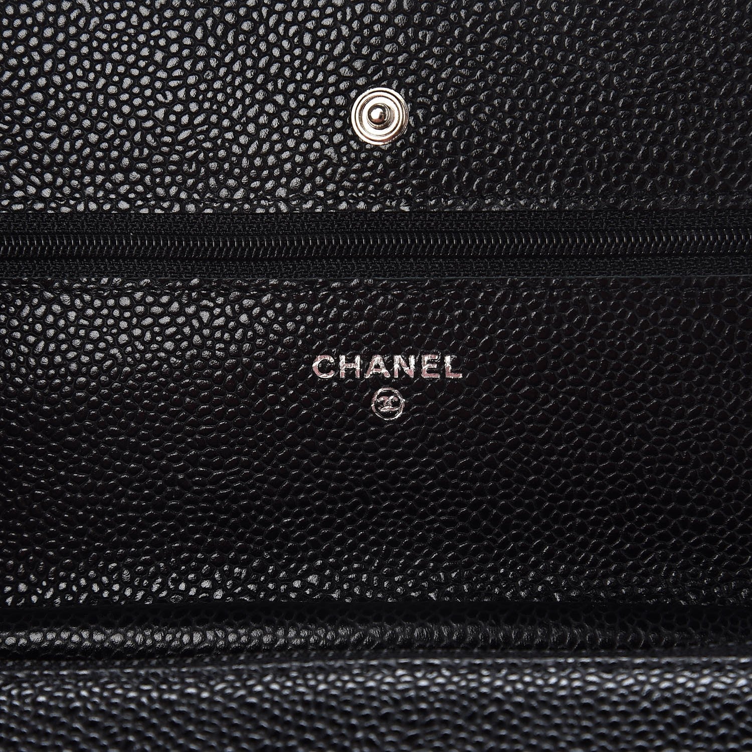 Chanel Caviar Quilted Wallet On Chain WOC Black 6 of 9