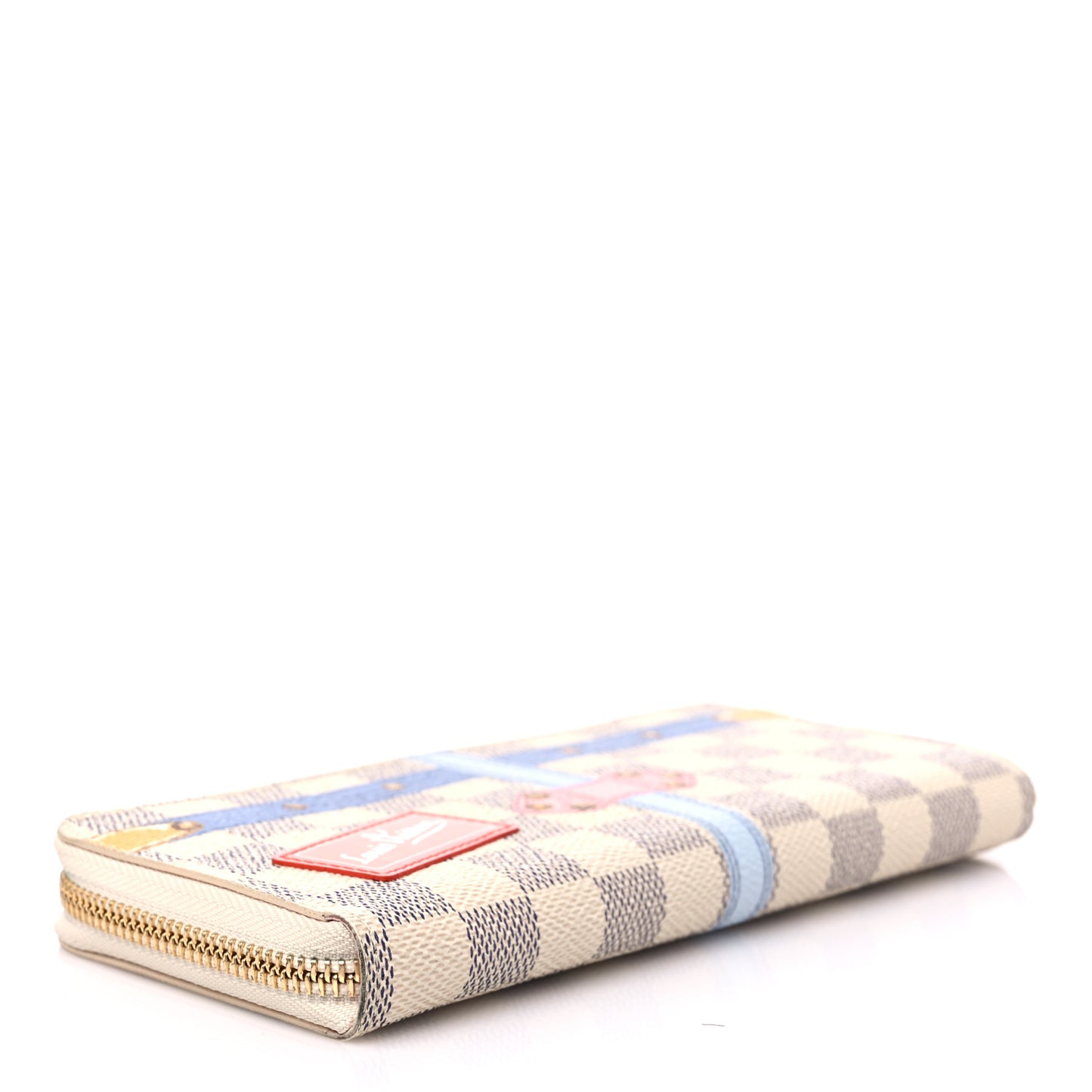 Damier Azur Summer Trunks Clemence Wallet