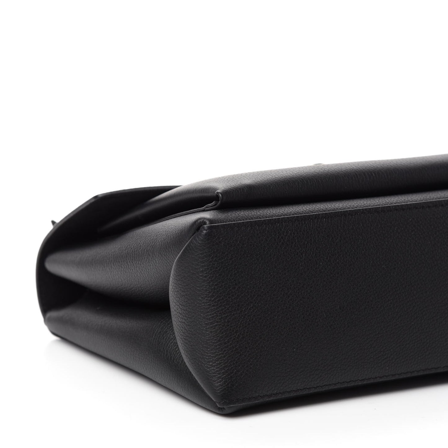 Soft Calfskin My Lockme Top Handle Black
