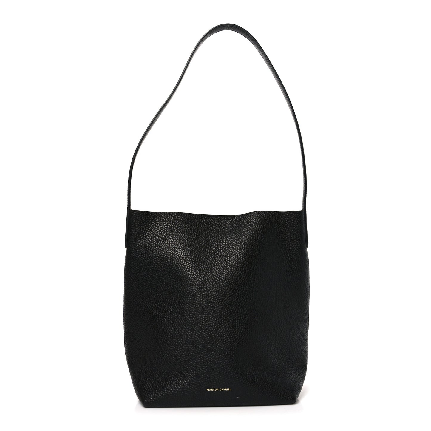 Pebbled Calfskin Small Everyday Cabas Black