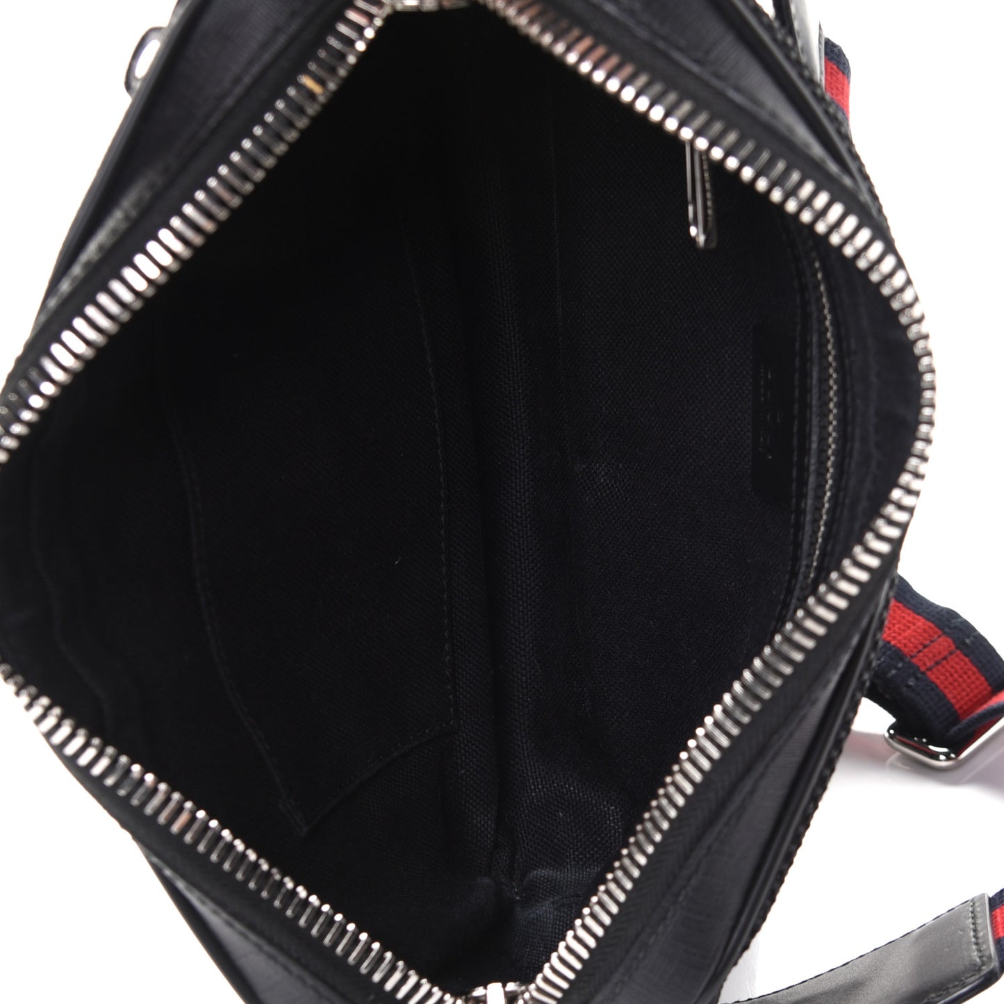 Soft GG Supreme Monogram Web Belt Bag Black Grey