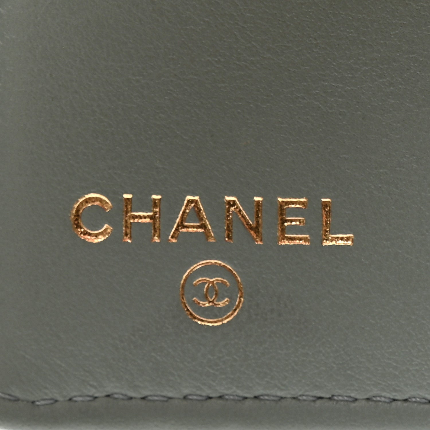 Chanel Caviar Quilted Classic 4 Key Holder Wallet Grey 8 of 17