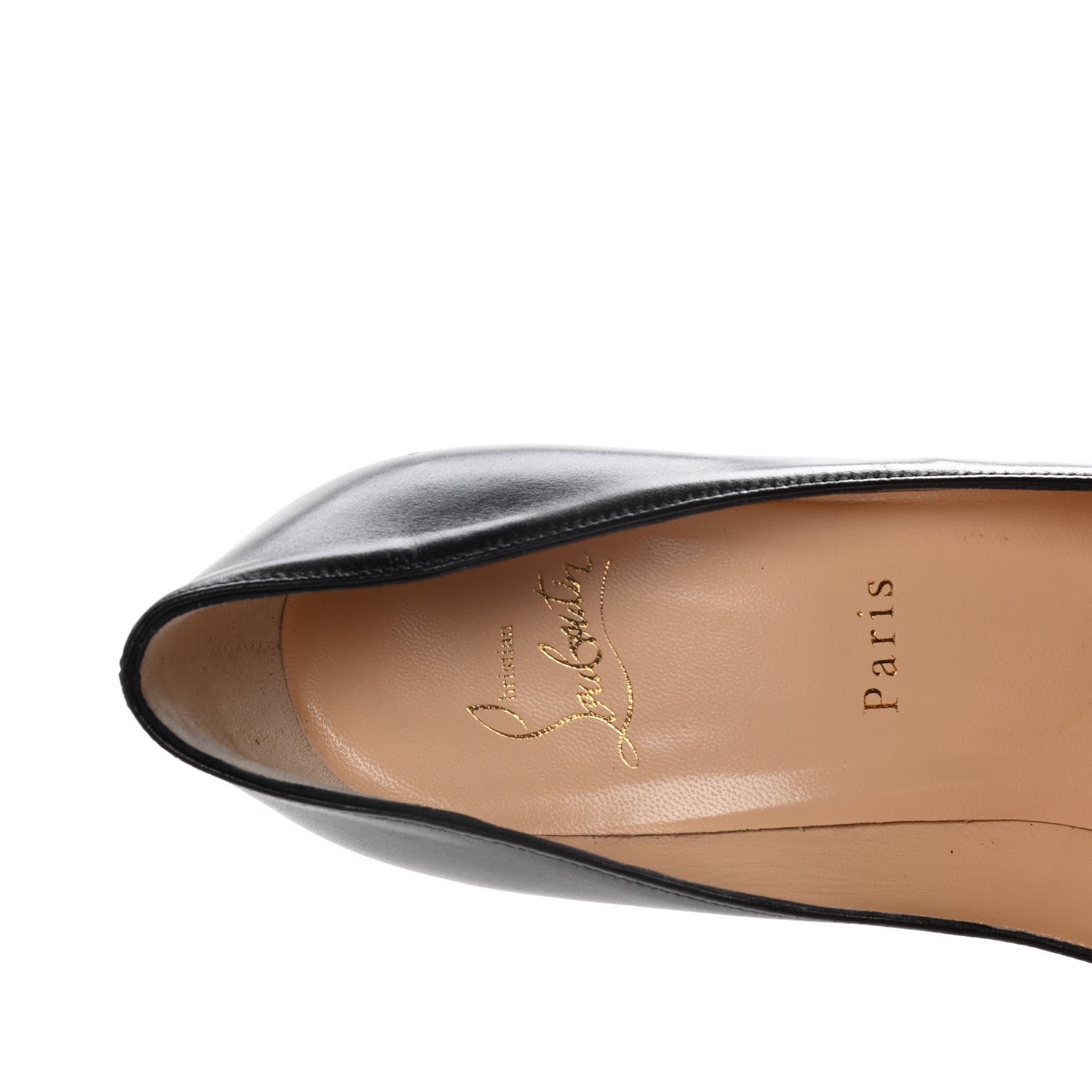 Christian Louboutin Shiny Nappa Pigalle Follies 100 Pumps 38 Black 9 of 17