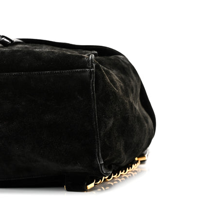 Chanel Suede CC Drawstring Backpack Black 10 of 10