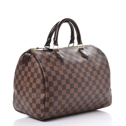 Louis Vuitton Damier Ebene Speedy 30 3 of 8