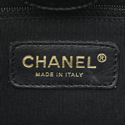 Chanel Caviar Quilted Petit Shopping Tote PST Black 6 of 10