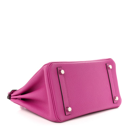 Hermes Togo Birkin 25 Rose Pourpre 4 of 14