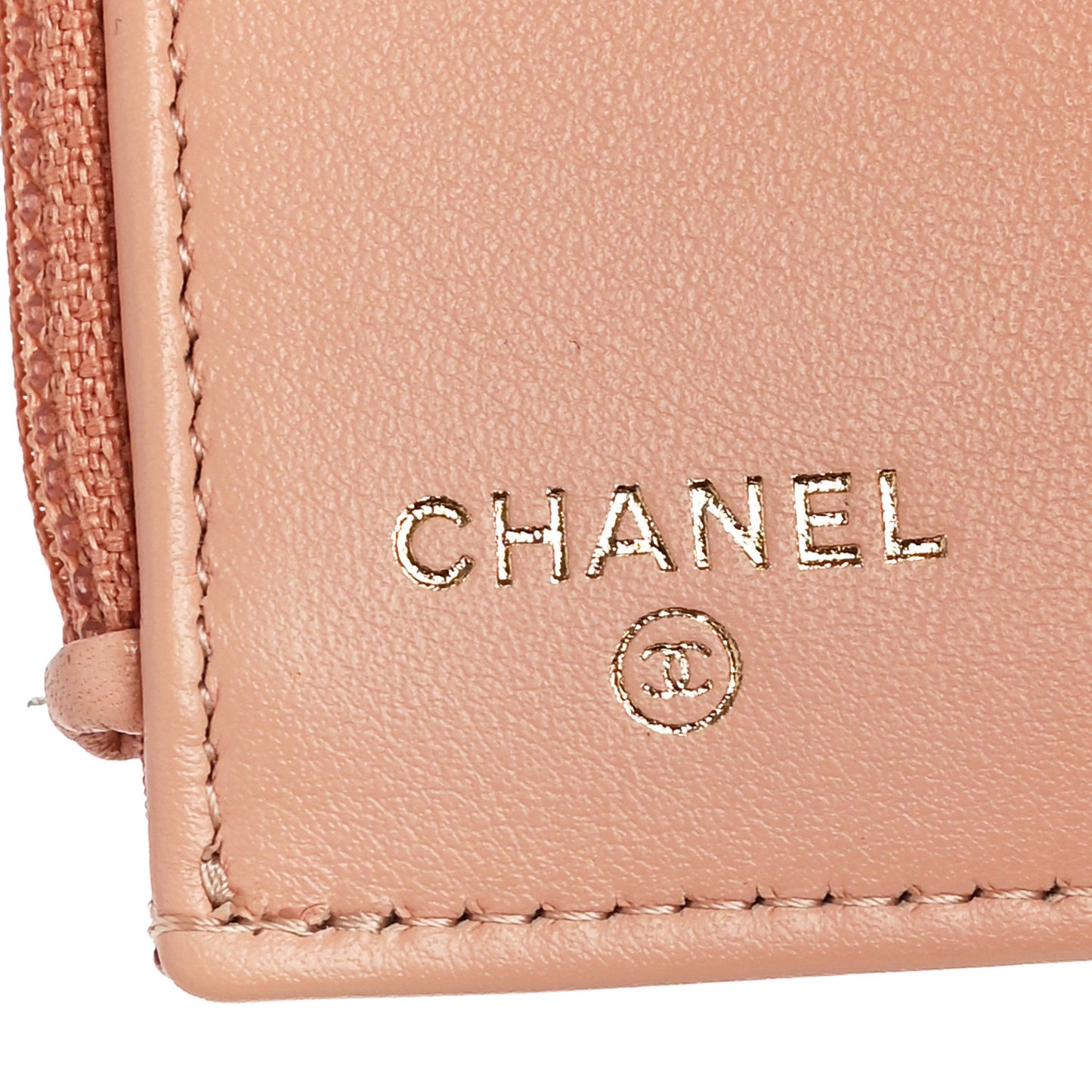 Caviar Quilted Boy Compact Wallet Pink