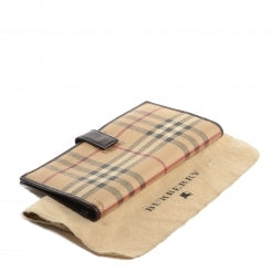 Haymarket Check Continental Wallet Brown