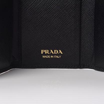 Prada Saffiano Metal 6 Key Holder Black 6 of 8