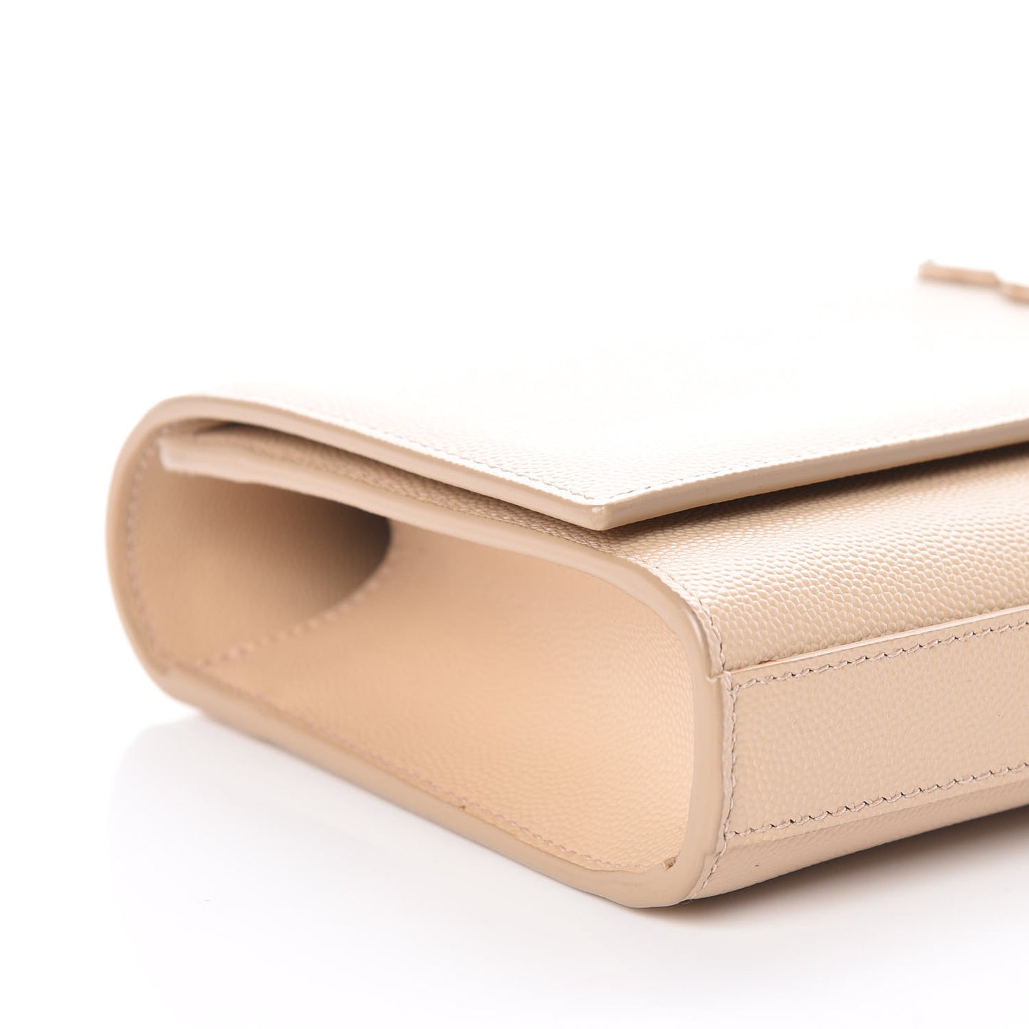 Grain De Poudre Classic Monogram Cassandre Clutch Nude Powder