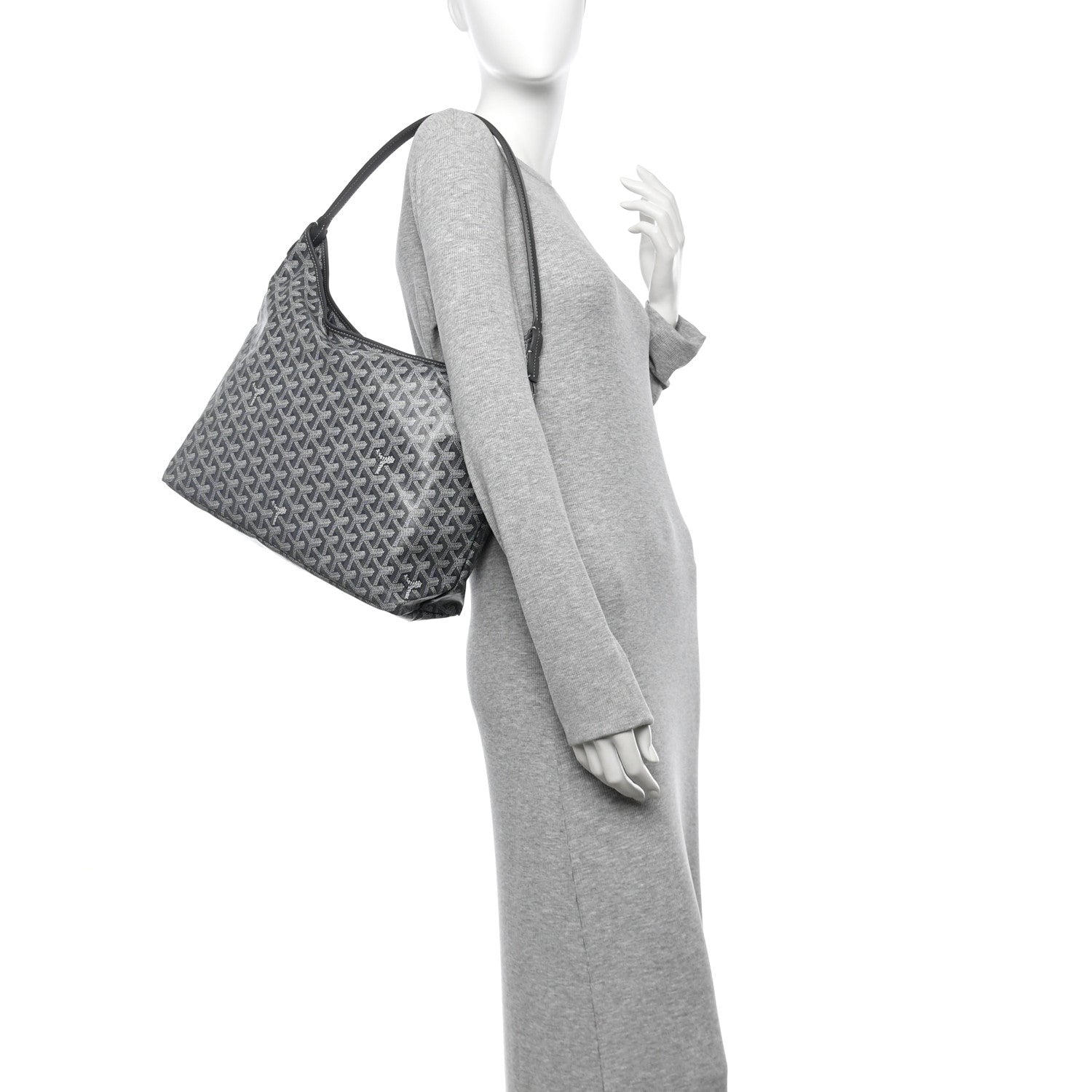 Goyard Goyardine Boheme Hobo Grey 2 of 11