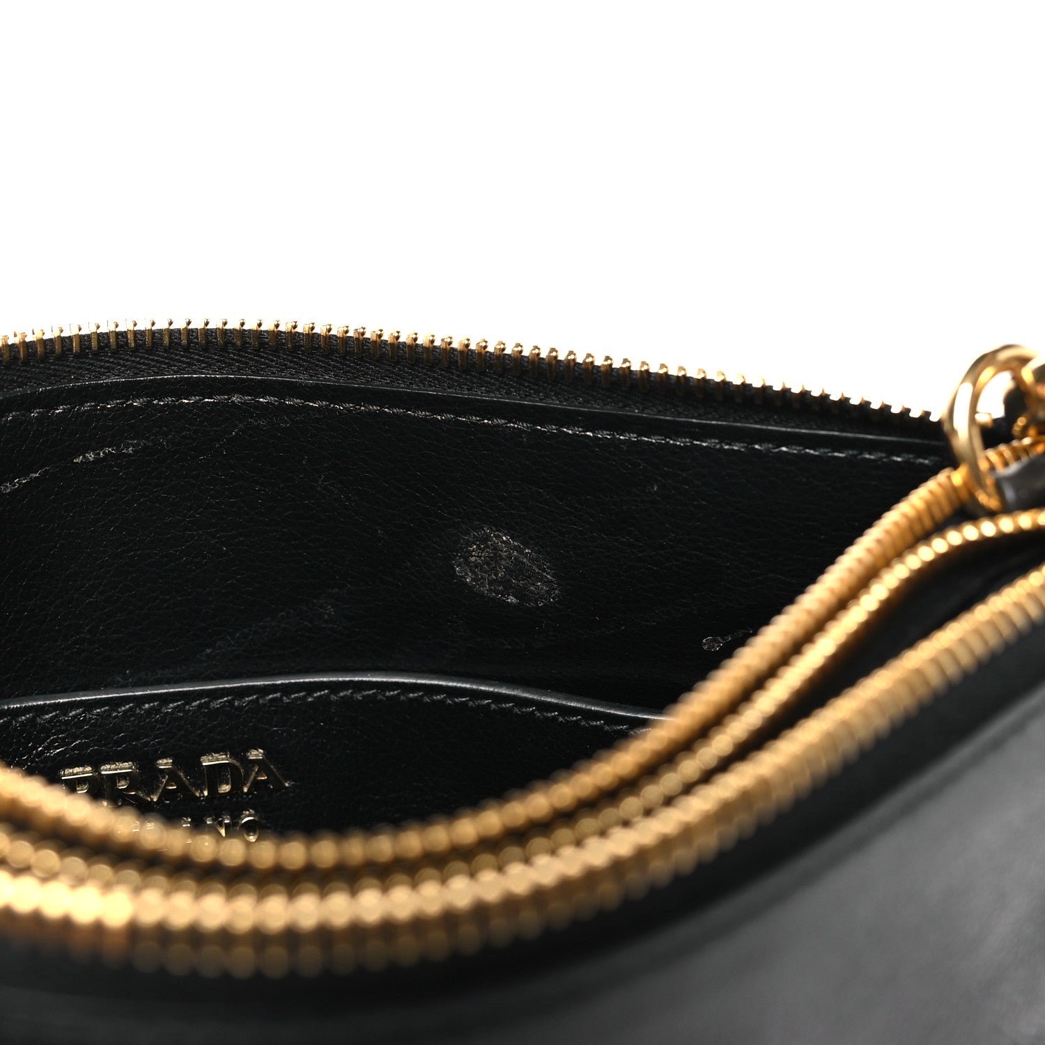 Prada Vitello Phenix Double Zip Crossbody Bag Black 1671128