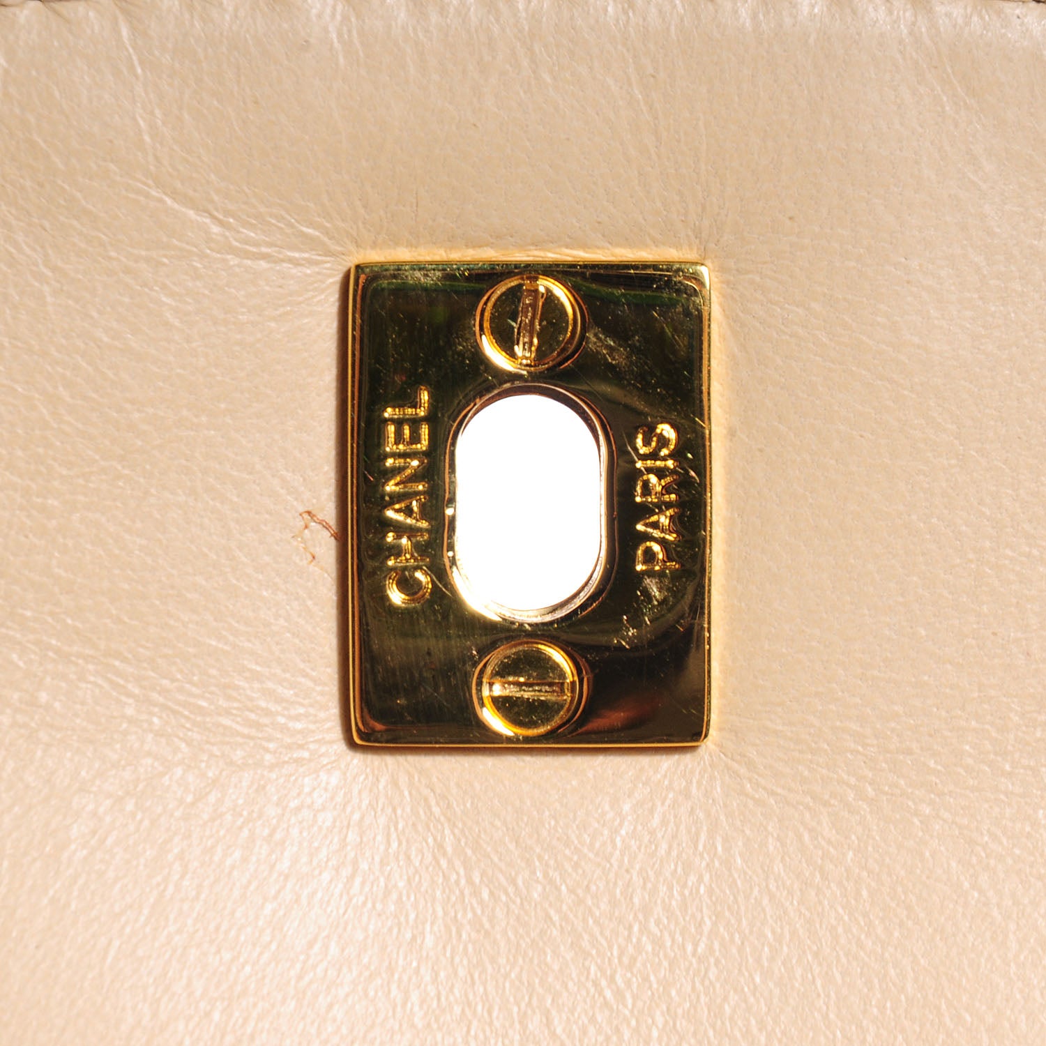 Chanel Lambskin Straw Backpack Beige 9 of 9