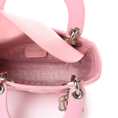 Christian Dior Lambskin Cannage Mini Lady Dior Rose Clair 4 of 14