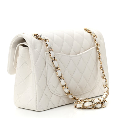 Chanel Caviar Quilted Small Double Flap White 3 of 11