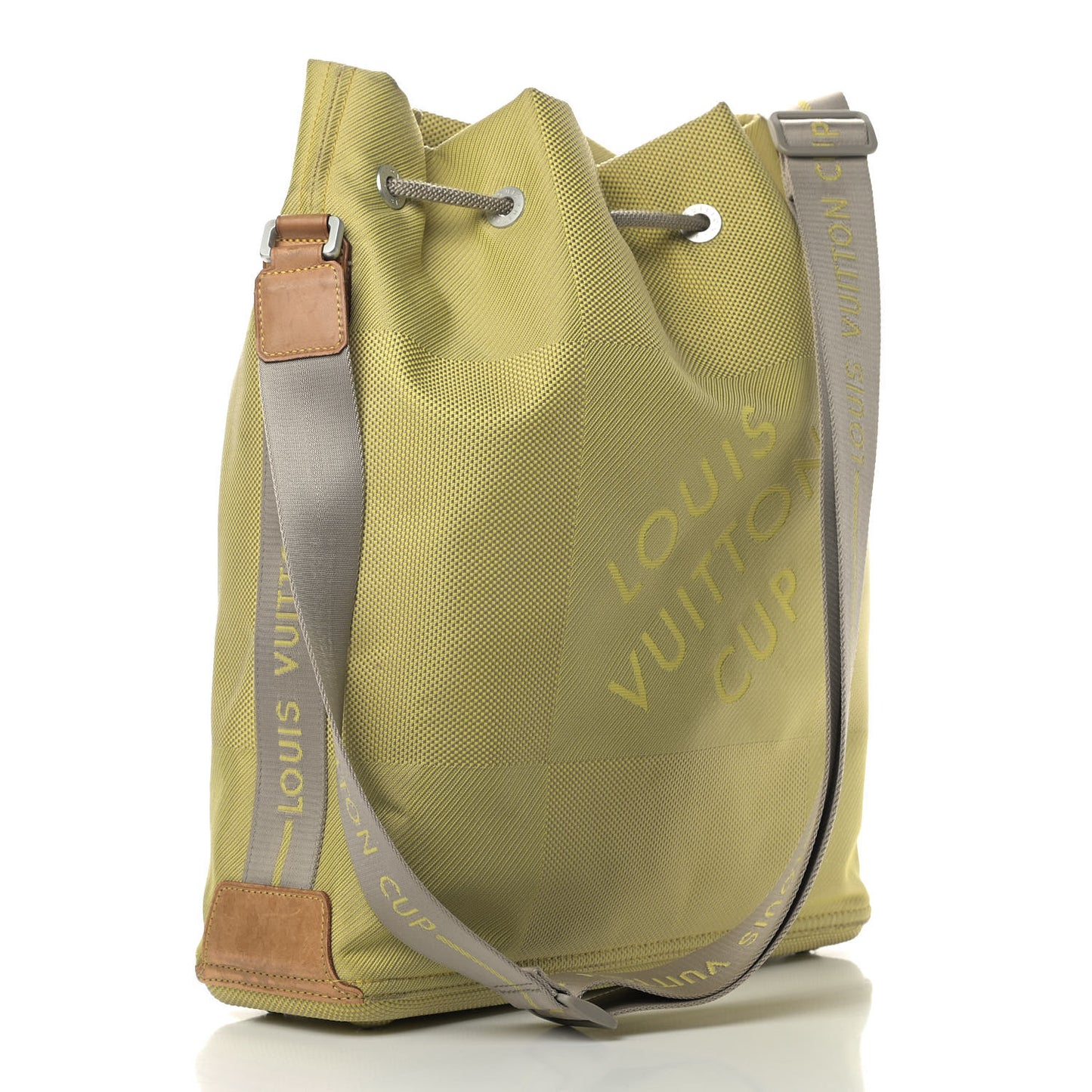 Damier Geant Americas Cup Volunteer Bag Yellow