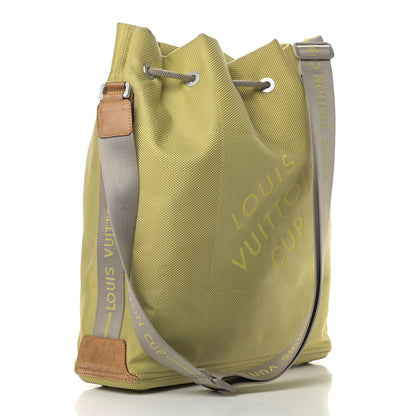 Louis Vuitton Damier Geant Americas Cup Volunteer Bag Yellow 2 of 14
