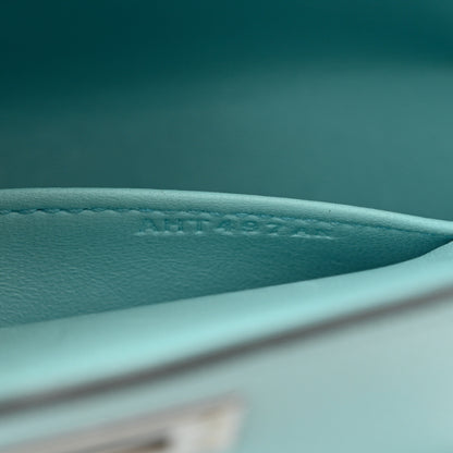 Hermes Epsom Mini Kelly Sellier 20 Bleu Zephyr 7 of 11