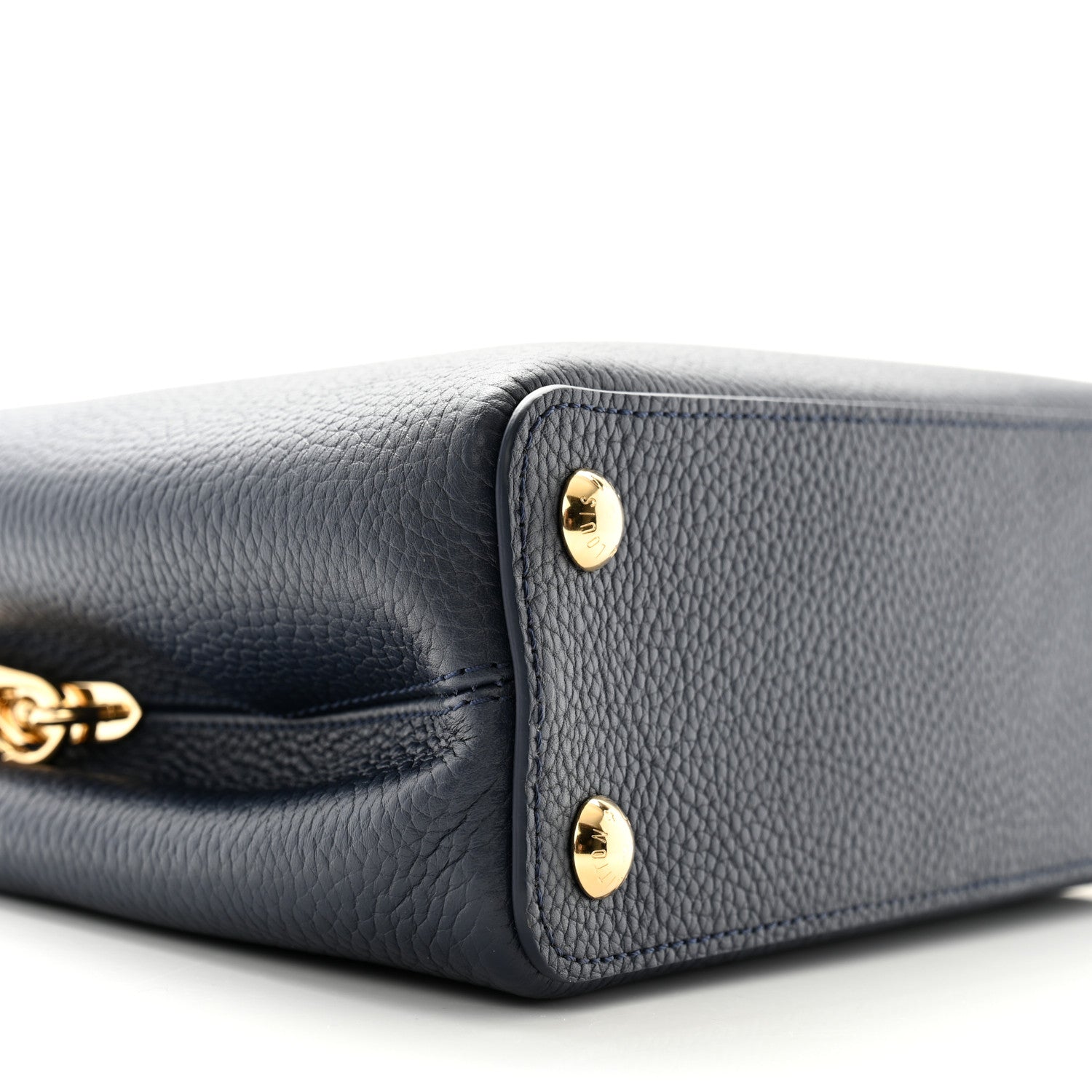 Louis Vuitton Taurillon Capucines BB Navy 8 of 9