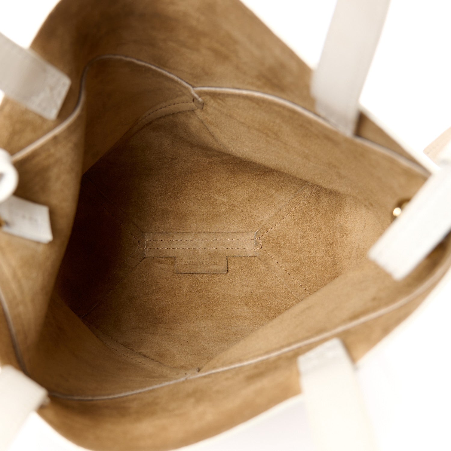 Loewe Shiny Calfskin Mini Puzzle Fold Tote Soft White Paper Craft 5 of 9