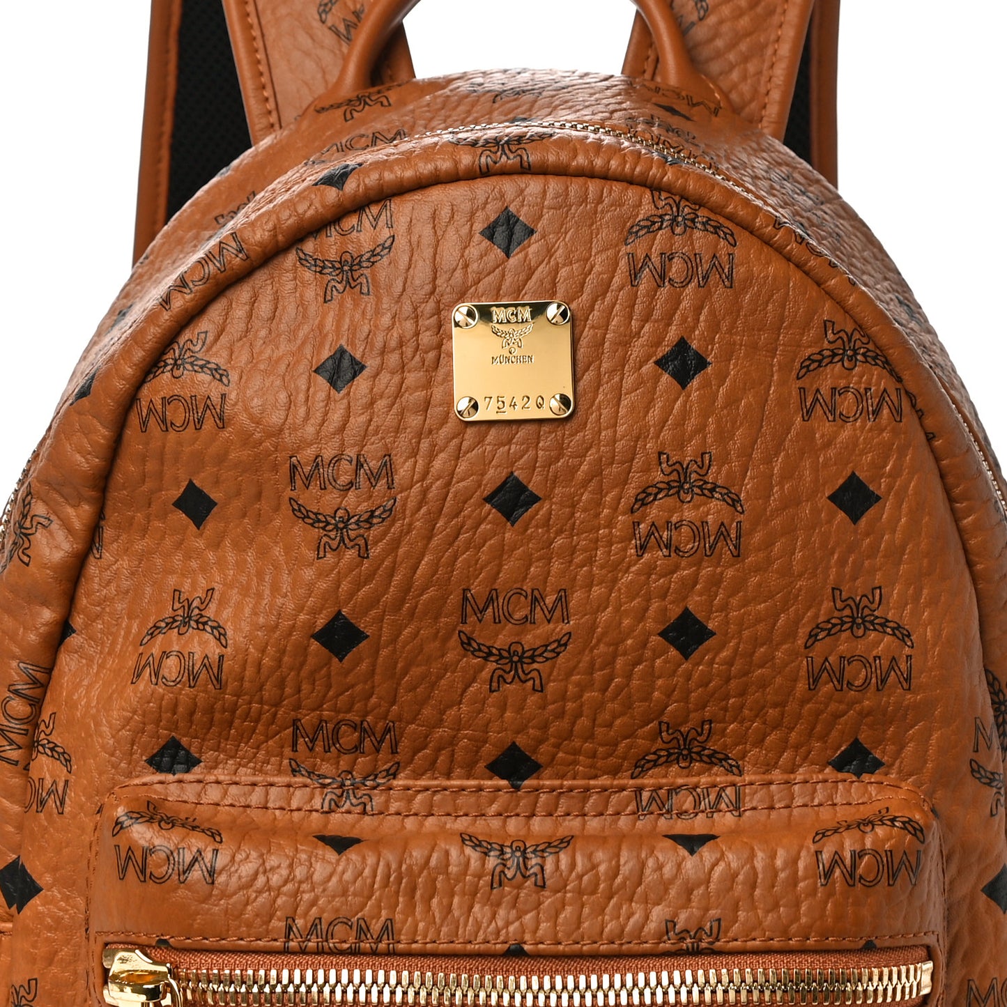 Visetos Small Stark Rabbit Backpack Cognac