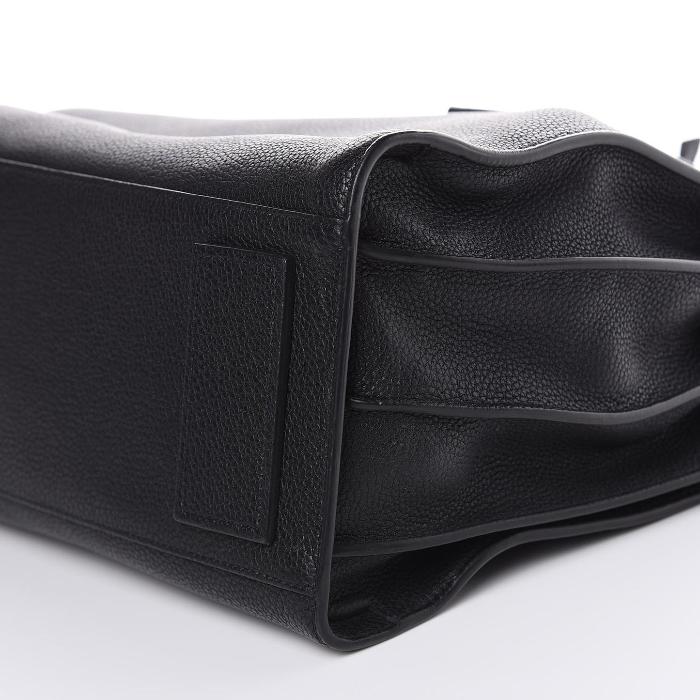 Grained Calfskin Small Supple Sac De Jour Black