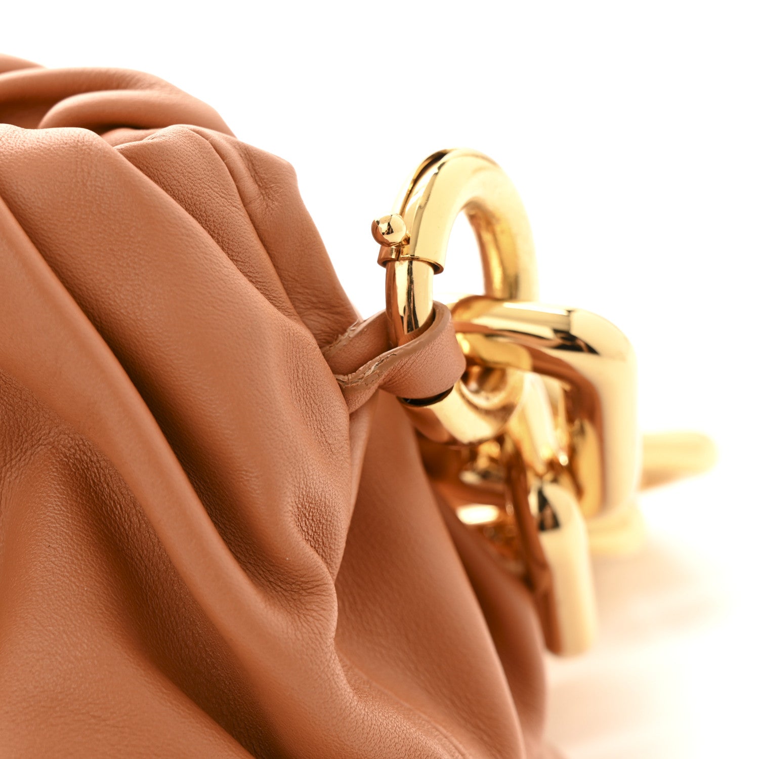 Bottega Veneta Calfskin The Pouch Chain Clay 11 of 12