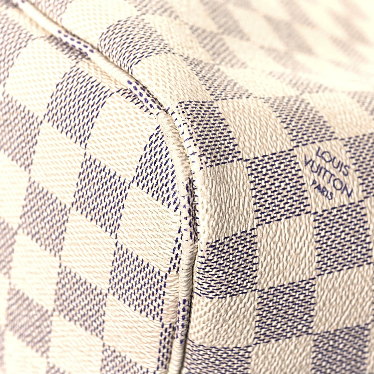 Damier Azur Neo Neverfull MM Rose Ballerine