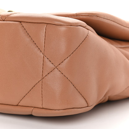 Chanel Lambskin Quilted Medium Chanel 19 Flap Brown 9 of 9