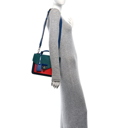 Louis Vuitton Epi Neo Monceau Emerald Green Indigo 2 of 9