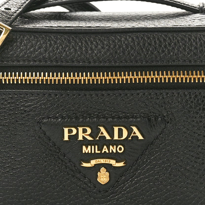 Prada Vitello Daino Mini Bag Black 7 of 9