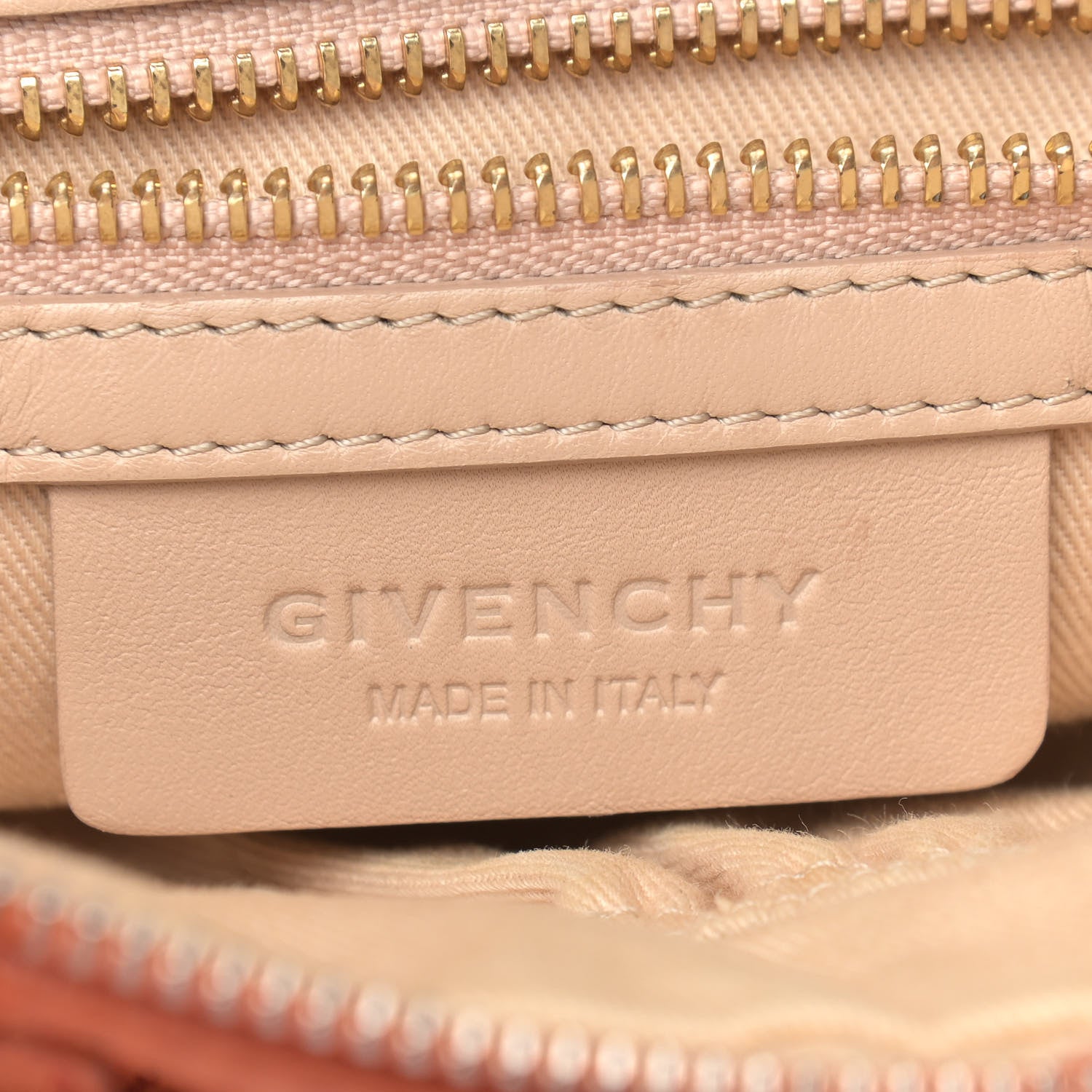 Givenchy Sugar Goatskin Micro Nightingale Orange 6 of 14