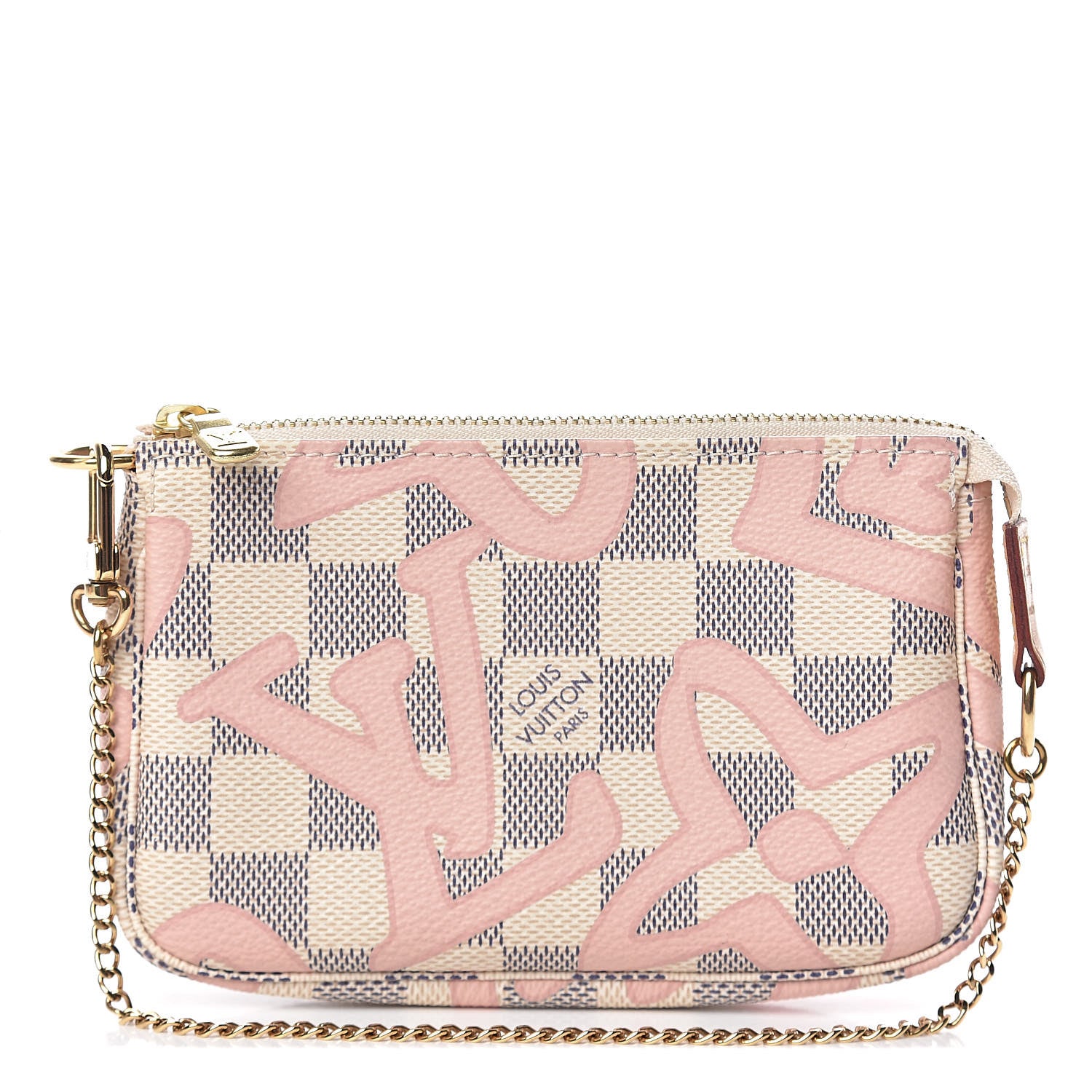 Louis Vuitton Damier Azur Tahitienne Mini Pochette Accessories 1 of 8