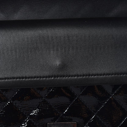 Chanel Distressed Patent Quilted 2.55 Reissue 226 Flap Black 9 of 14