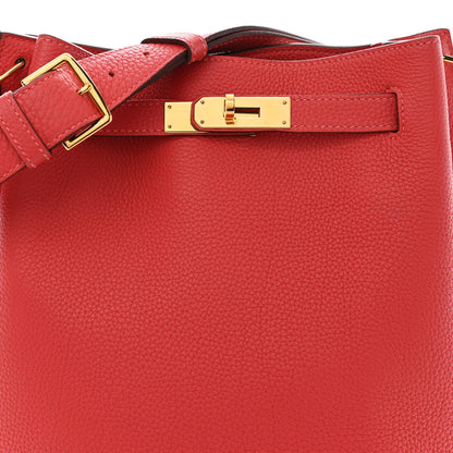 Hermes Togo So Kelly 26 Rouge Pivoine 10 of 15