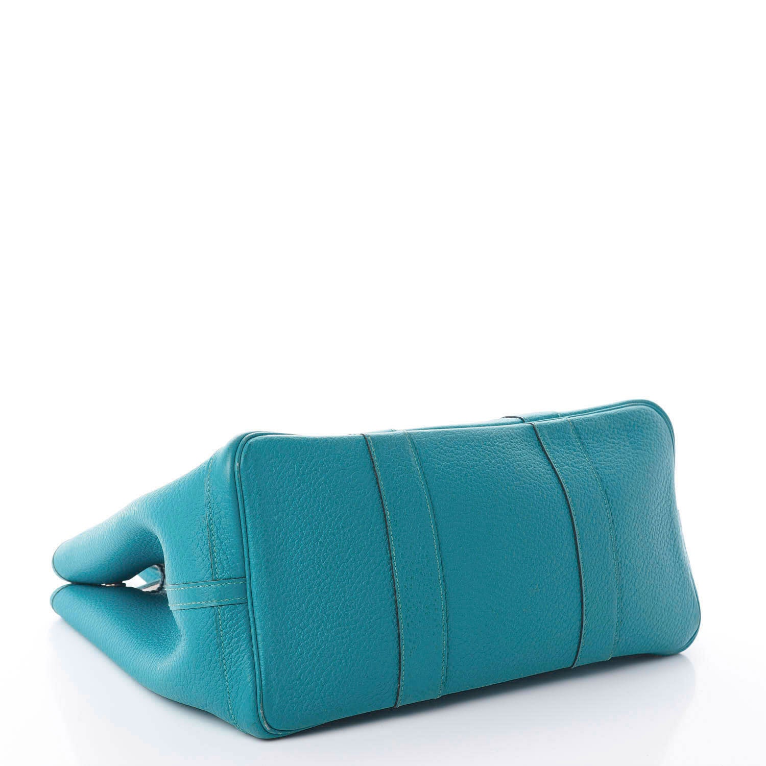 Hermes Vache Country Garden Party 36 MM Turquoise 3 of 9
