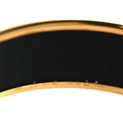 Hermes Enamel Printed De Passage a Paris Wide Bracelet 65 7 of 7