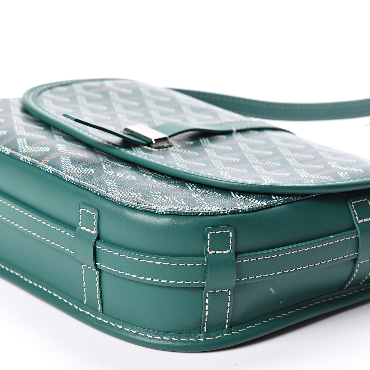 Goyardine Belvedere II PM Messenger Bag Green
