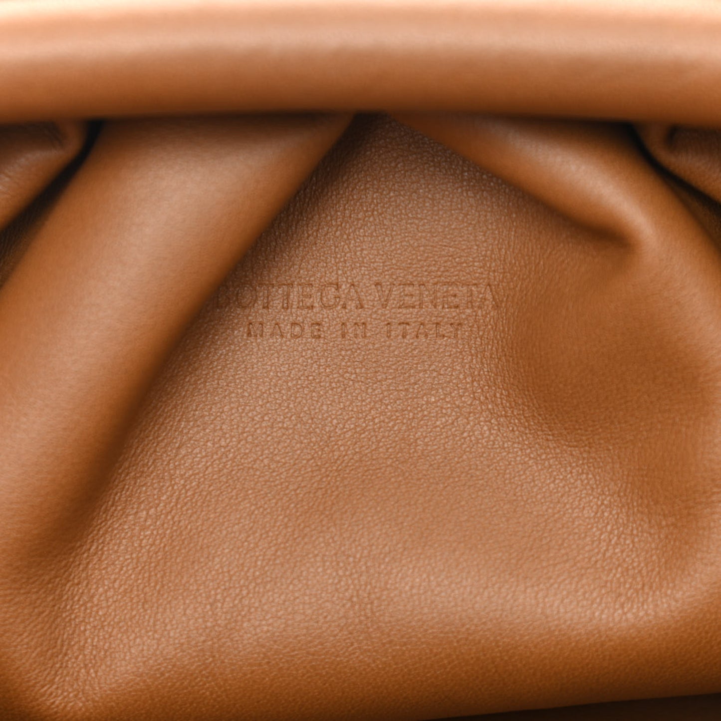Butter Calfskin The Mini Pouch Cammello