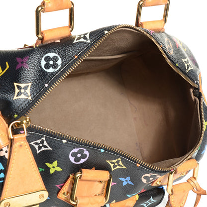 Louis Vuitton Monogram Multicolor Speedy 30 Black 5 of 7