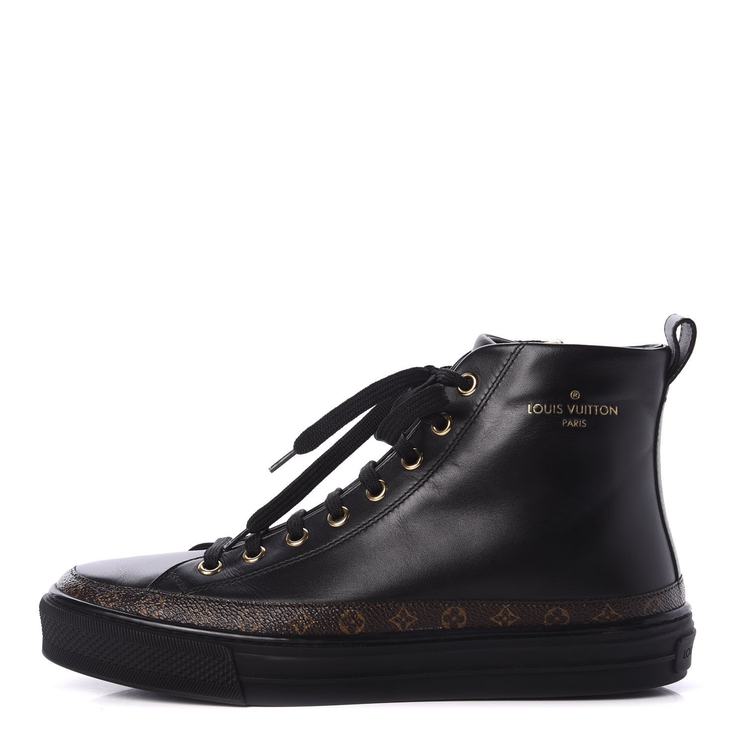 Louis Vuitton Monogram Stellar Sneaker Boots 37 Black 1 of 9