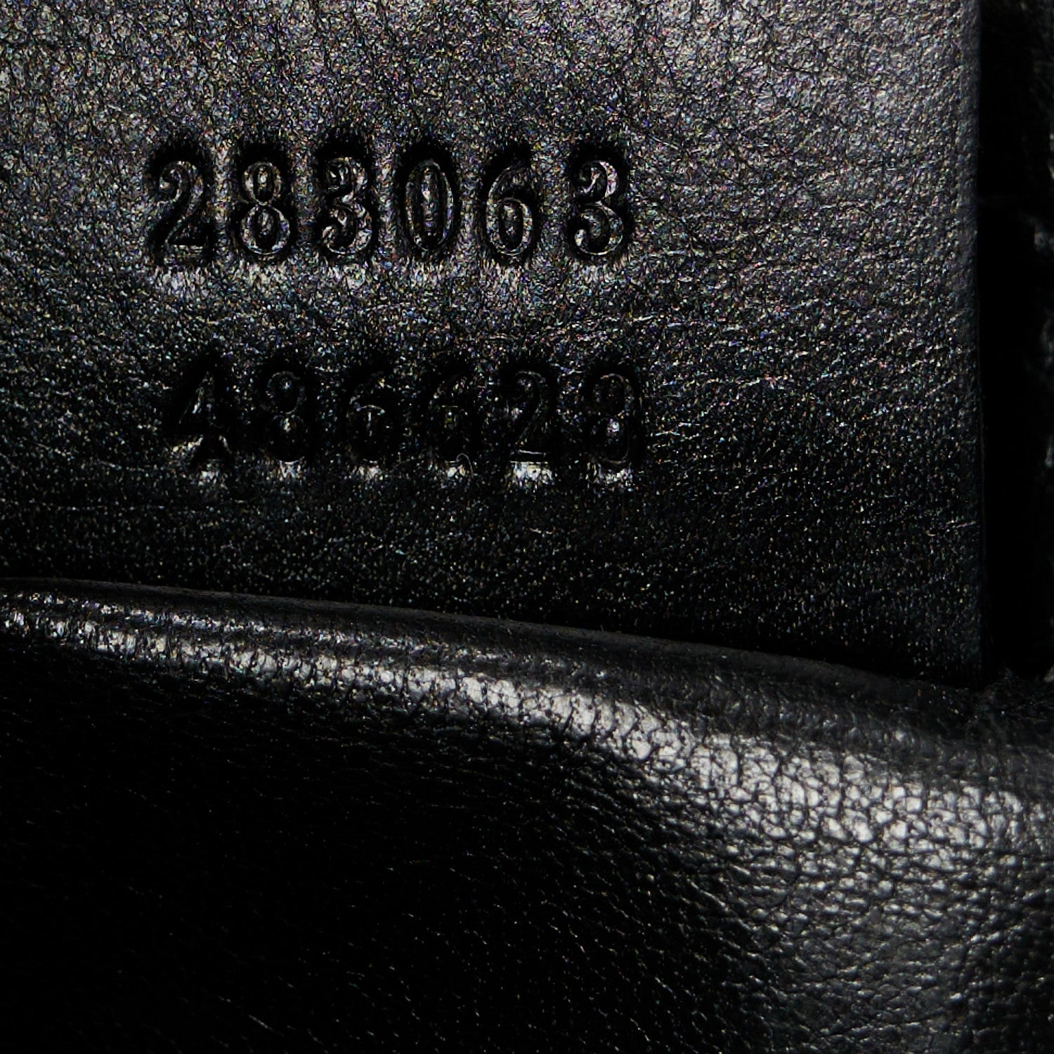 Gucci Smooth Calfskin Small Emily Chain Shoulder Bag Black 7 of 11