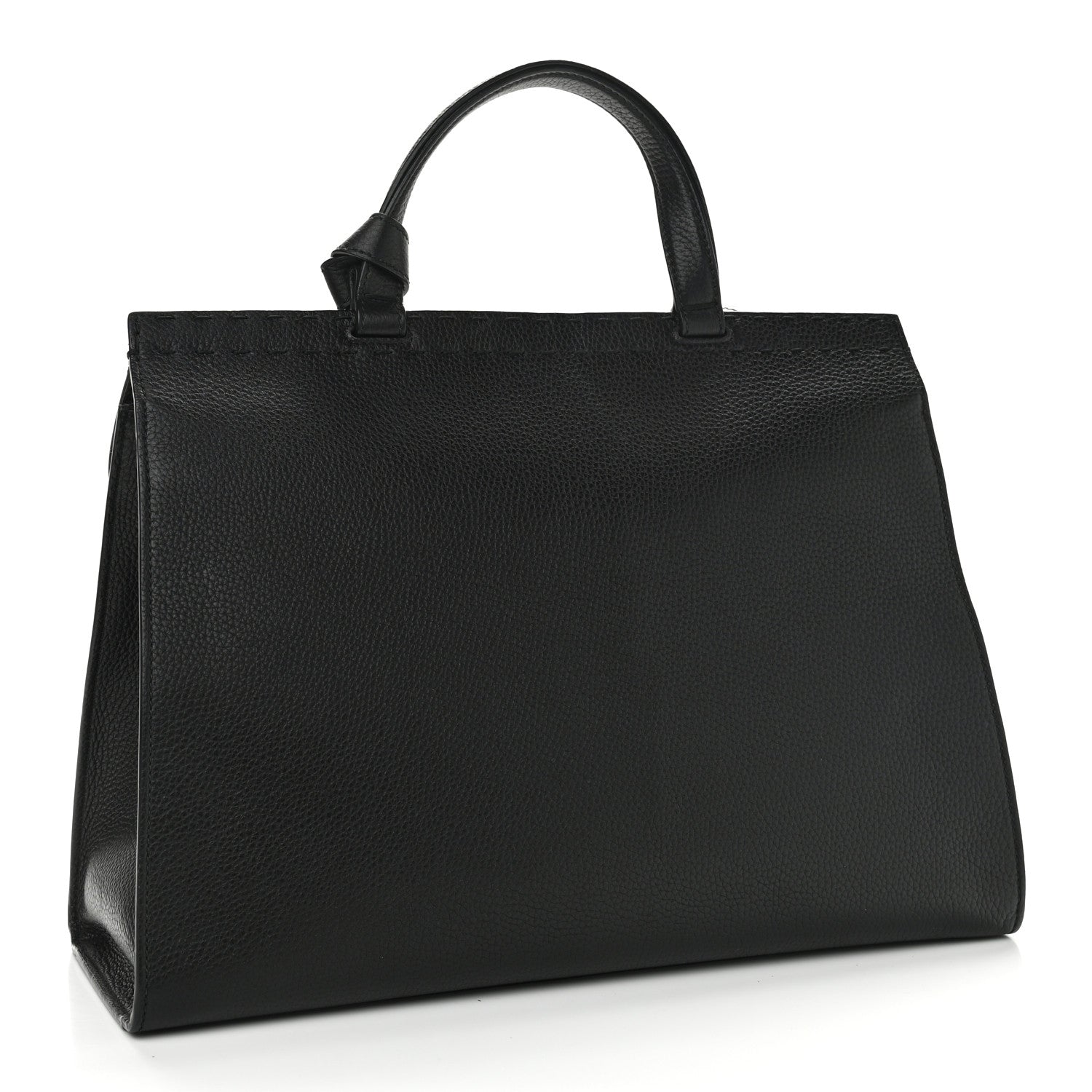 Gucci Calfskin Medium GG Marmont Top Handle Bag Black 3 of 14
