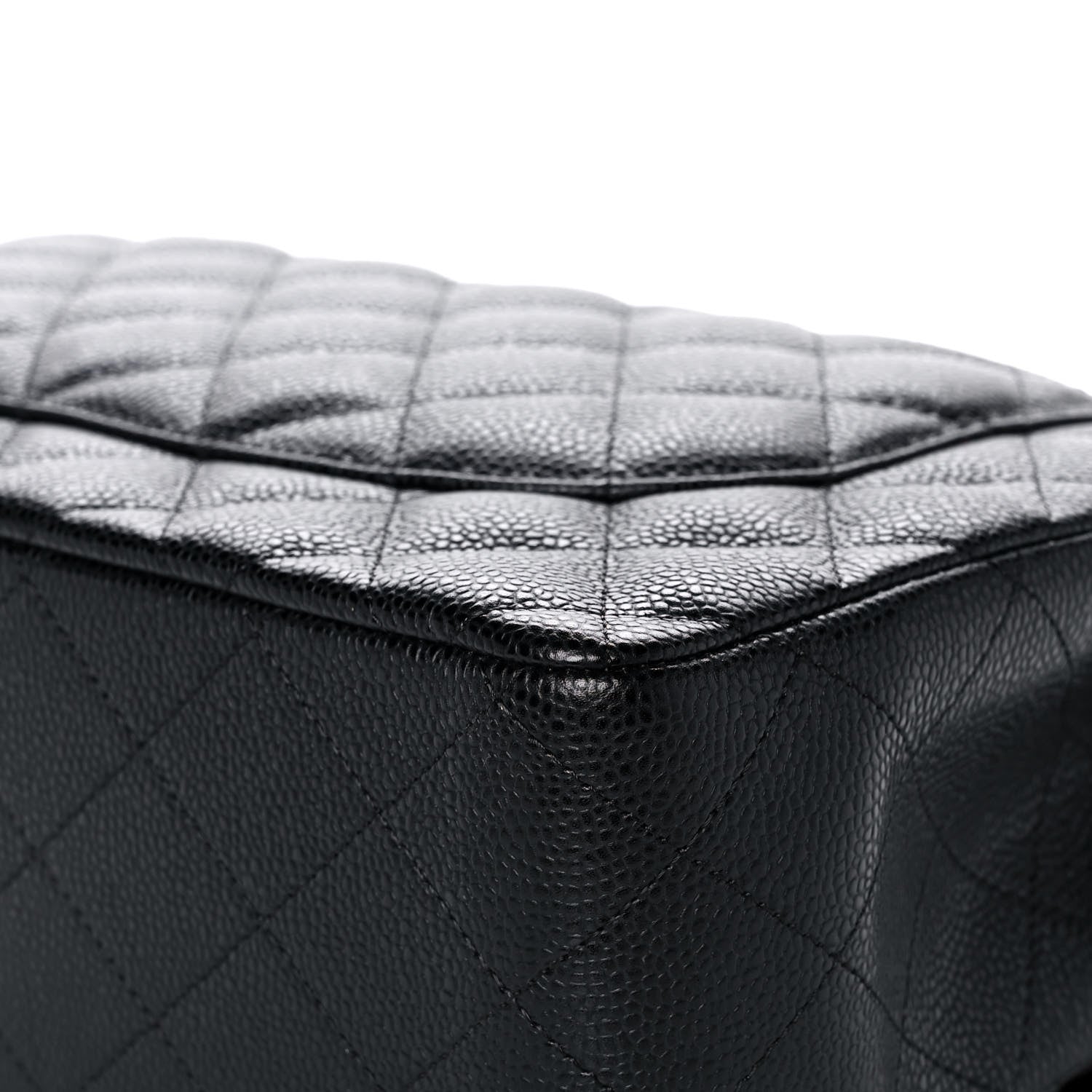 Chanel Caviar Quilted Jumbo Double Flap Black 8 of 12